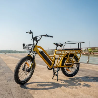 リアモーター付き電動カーゴ自転車、子供用電動自転車、シティ充電自転車